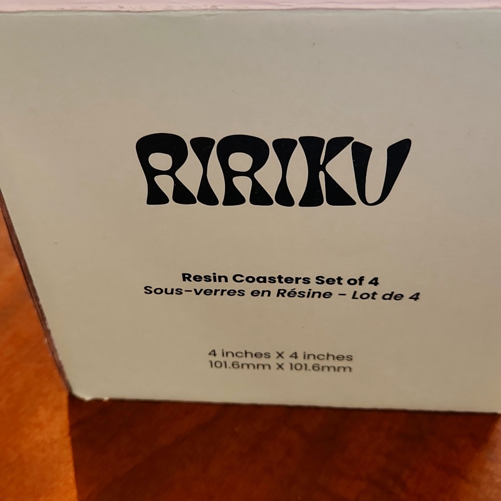 Ririku resin coasters - Picture 2 of 9